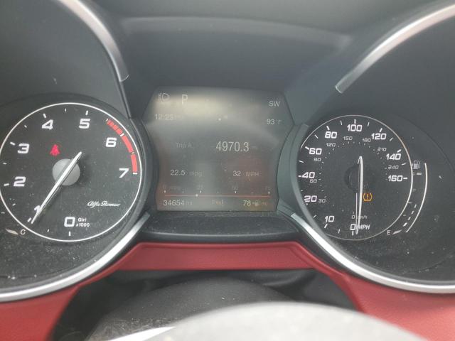 ZASFAKNN4J7B96029 - 2018 ALFA ROMEO STELVIO TI SPORT WHITE photo 9