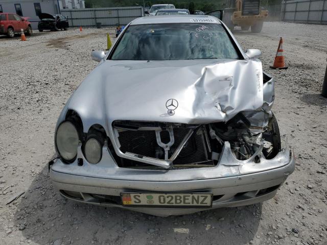 WDBLJ65G12T102989 - 2002 MERCEDES-BENZ CLK 320 SILVER photo 5