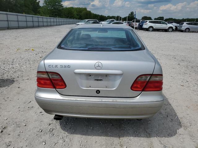 WDBLJ65G12T102989 - 2002 MERCEDES-BENZ CLK 320 SILVER photo 6