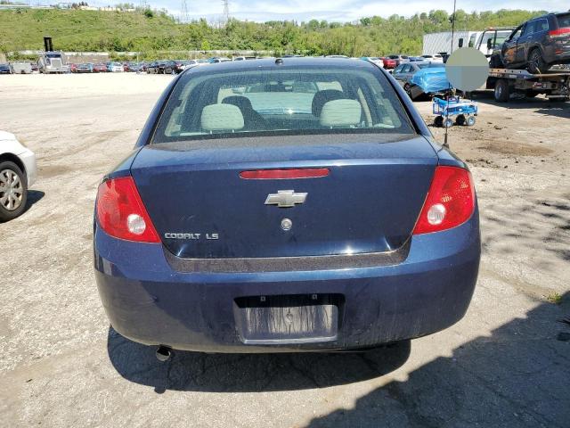 1G1AK58F487253886 - 2008 CHEVROLET COBALT LS BLUE photo 6