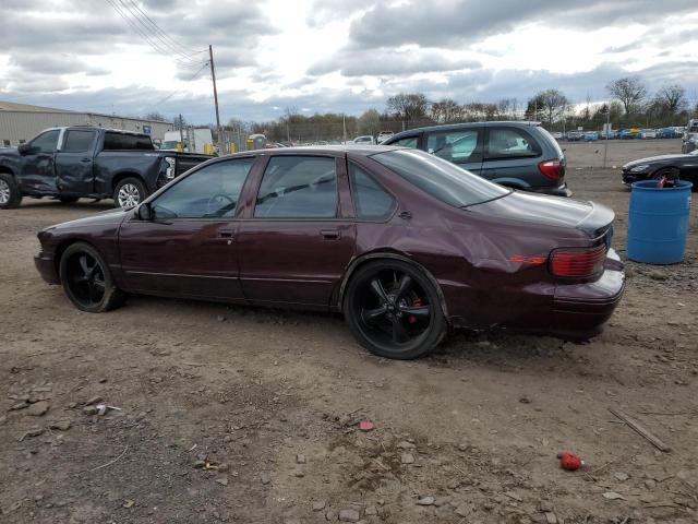 1G1BL52P0SR152620 - 1995 CHEVROLET CAPRICE / CLASSIC SS BURGUNDY photo 2