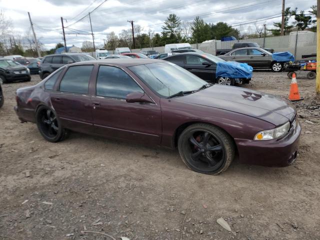 1G1BL52P0SR152620 - 1995 CHEVROLET CAPRICE / CLASSIC SS BURGUNDY photo 4