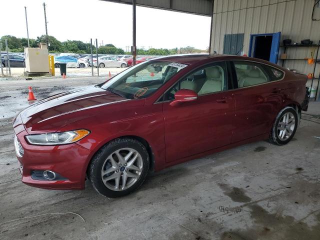 3FA6P0HR8DR138325 - 2013 FORD FUSION SE RED photo 1