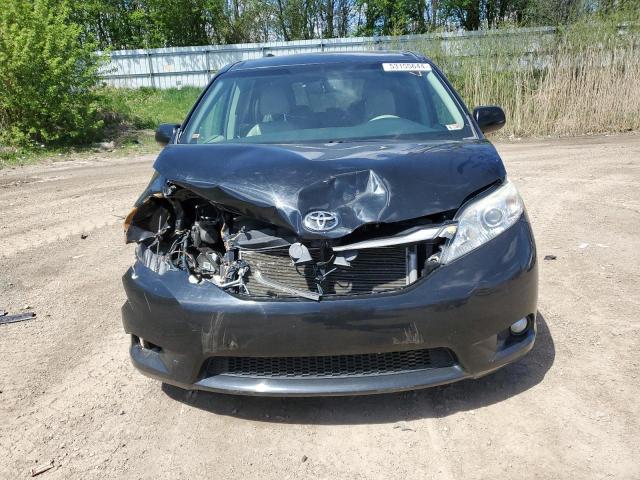 5TDYK3DC3DS380926 - 2013 TOYOTA SIENNA XLE BLACK photo 5