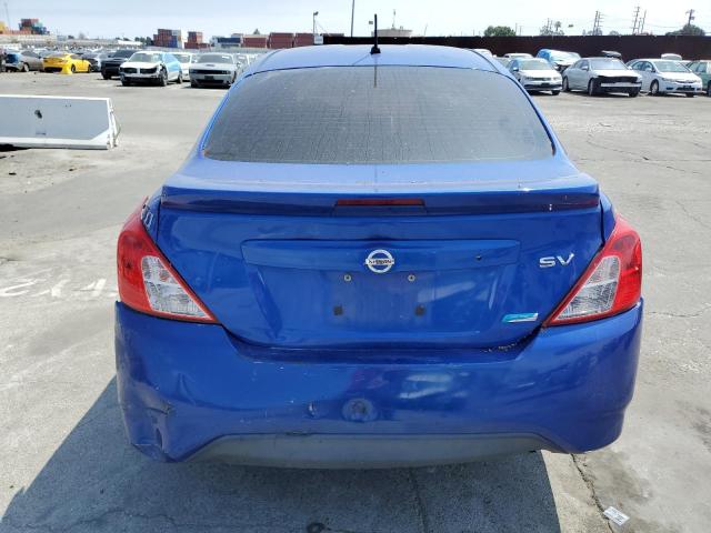 3N1CN7AP4GL805745 - 2016 NISSAN VERSA S BLUE photo 6