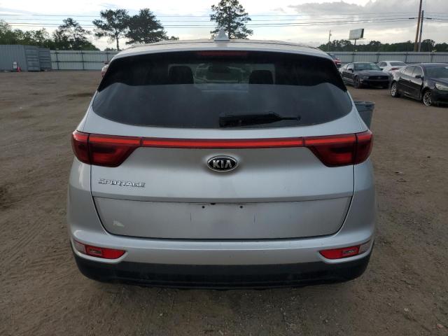 KNDPMCAC0H7139674 - 2017 KIA SPORTAGE LX SILVER photo 6