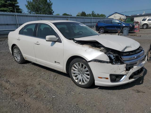 3FADP0L39AR187362 - 2010 FORD FUSION HYBRID WHITE photo 4