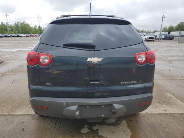 1GNKVGED2CJ200138 - 2012 CHEVROLET TRAVERSE LT BLACK photo 6