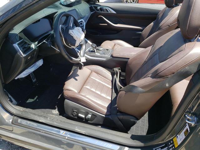 WBA63AT00NCK05758 - 2022 BMW M440XI GRAY photo 7