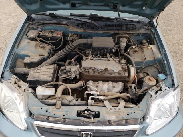 2HGEJ6613YH559475 - 2000 HONDA CIVIC BASE Mavi foto 11