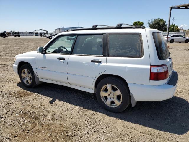 JF1SF65672H740372 - 2002 SUBARU FORESTER S WHITE photo 2