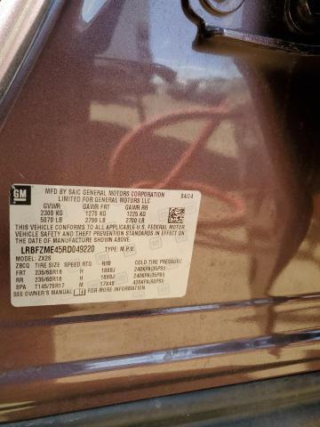 LRBFZME45RD049220 - 2024 BUICK ENVISION PREFERRED იასამნისფერი ფოტო 14