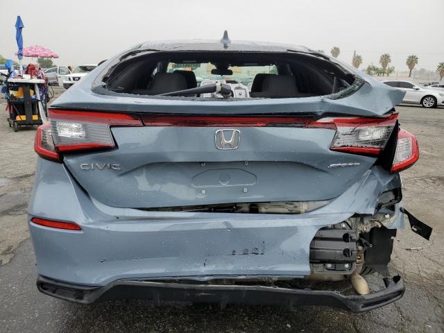 19XFL2H87NE021238 - 2022 HONDA CIVIC SPORT GRAY photo 6