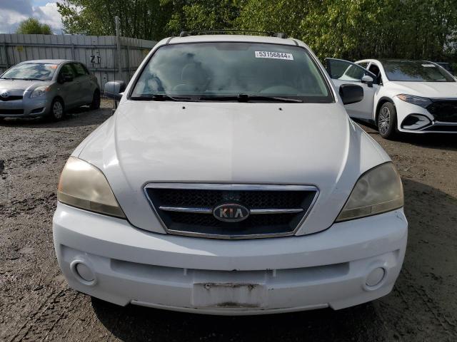 KNDJC733045249658 - 2004 KIA SORENTO EX WHITE photo 5