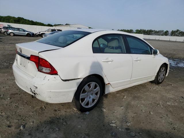 2HGFA1F50AH573933 - 2010 HONDA CIVIC LX WHITE photo 3