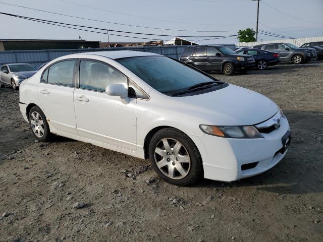 2HGFA1F50AH573933 - 2010 HONDA CIVIC LX WHITE photo 4