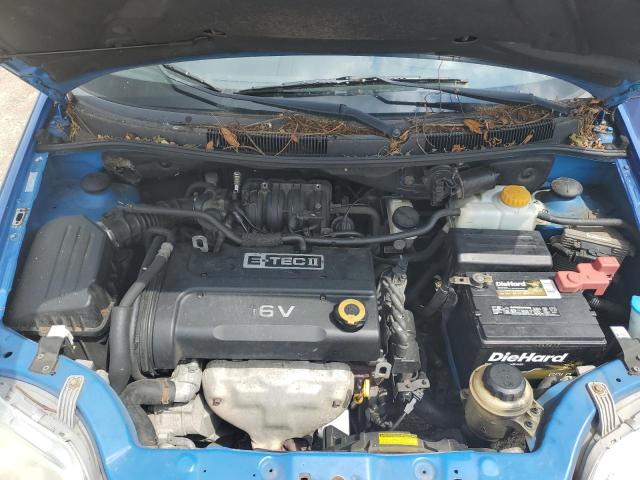 KL1TD66648B164598 - 2008 CHEVROLET AVEO BASE BLUE photo 11