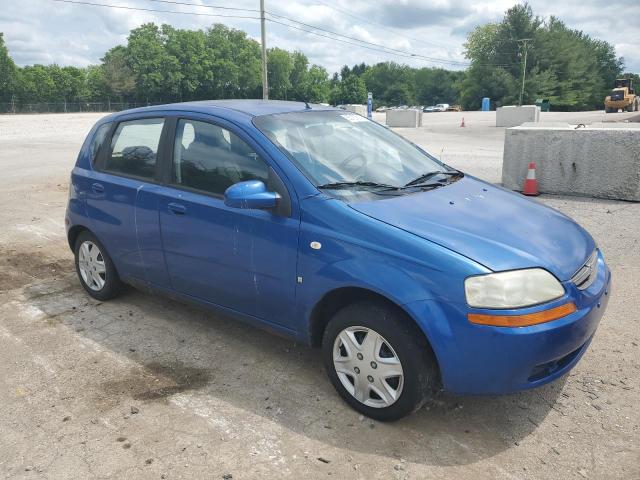 KL1TD66648B164598 - 2008 CHEVROLET AVEO BASE BLUE photo 4