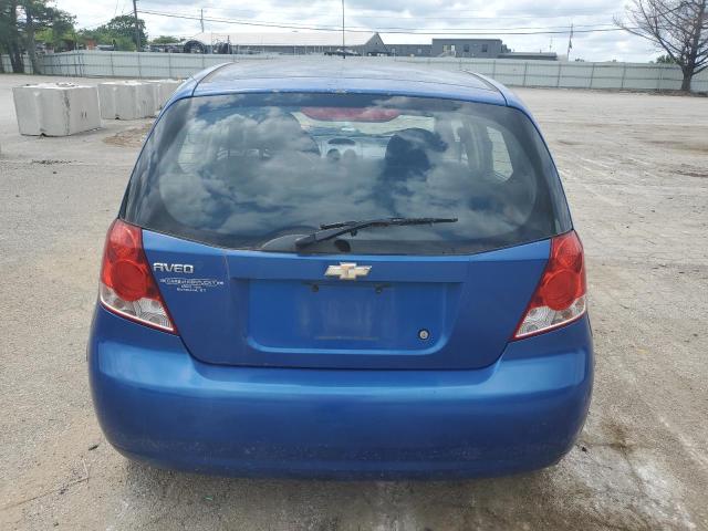 KL1TD66648B164598 - 2008 CHEVROLET AVEO BASE BLUE photo 6