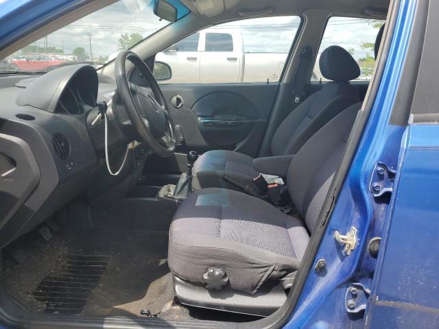 KL1TD66648B164598 - 2008 CHEVROLET AVEO BASE BLUE photo 7
