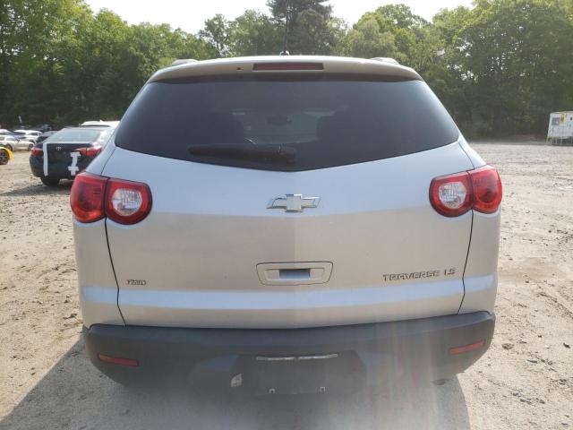 1GNKVFED4BJ232470 - 2011 CHEVROLET TRAVERSE LS SILVER photo 6