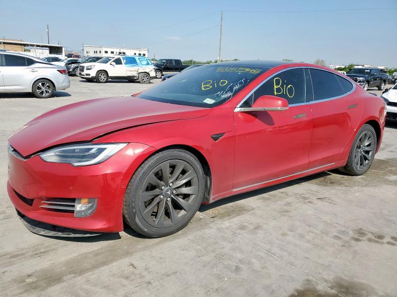 5YJSA1E24HF193479 - 2017 TESLA MODEL S RED photo 1