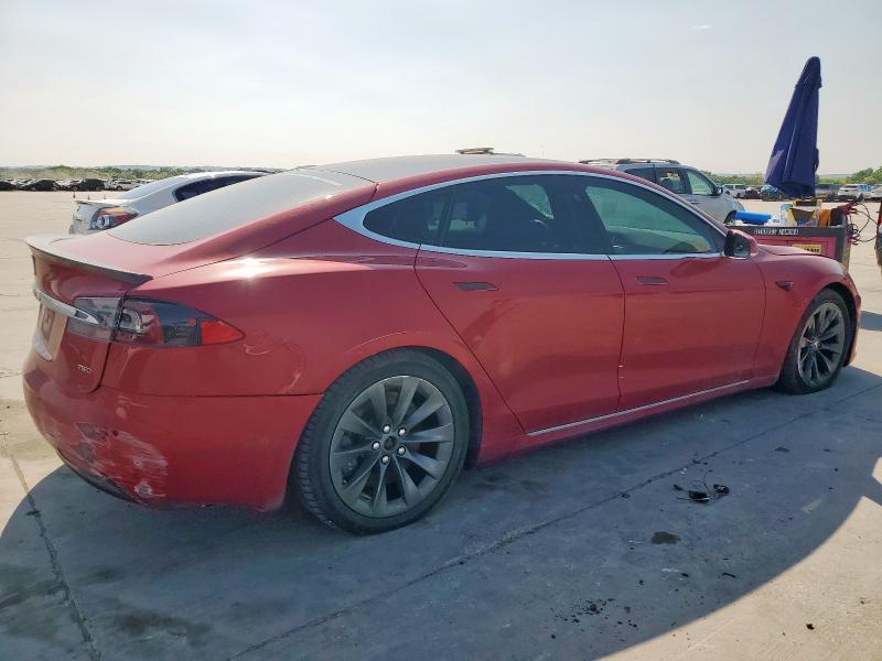 5YJSA1E24HF193479 - 2017 TESLA MODEL S RED photo 3