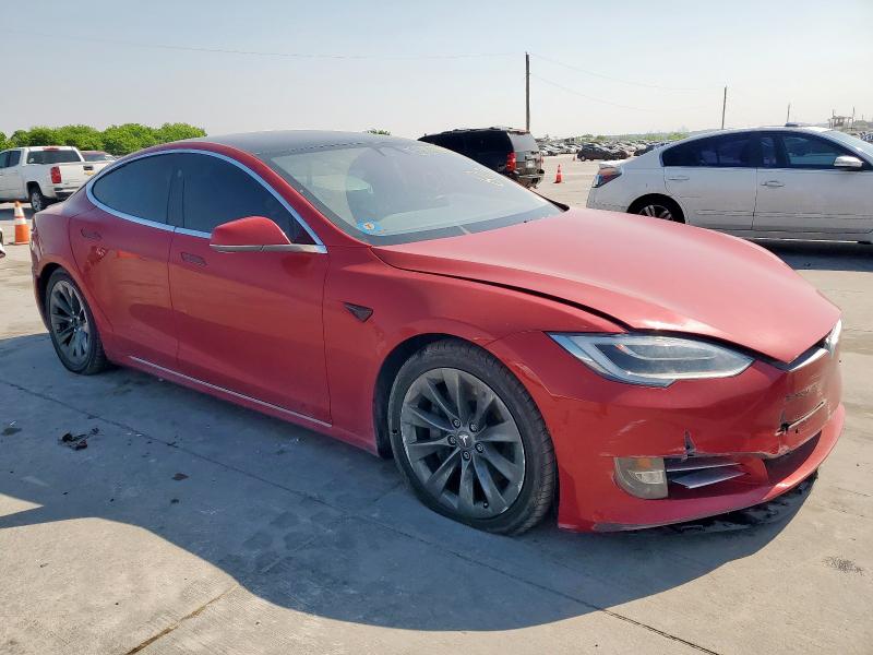 5YJSA1E24HF193479 - 2017 TESLA MODEL S RED photo 4