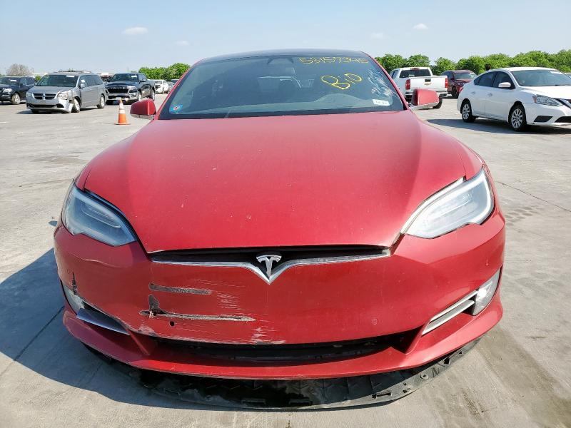 5YJSA1E24HF193479 - 2017 TESLA MODEL S RED photo 5