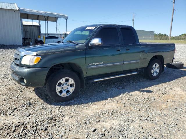 5TBRN34193S399238 - 2003 TOYOTA TUNDRA ACCESS CAB SR5 GREEN photo 1