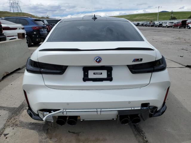 WBS43AY04NFN18158 - 2022 BMW M3 COMPETITION WHITE photo 6