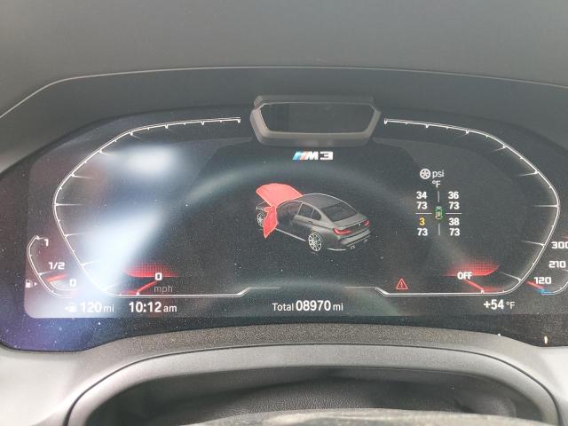 WBS43AY04NFN18158 - 2022 BMW M3 COMPETITION WHITE photo 9