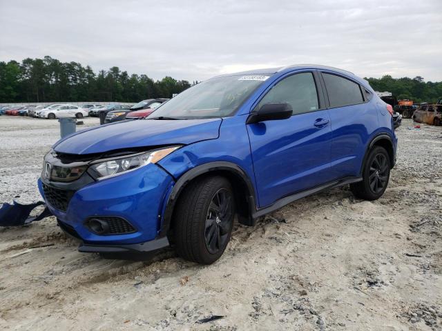 3CZRU5H17NM742495 - 2022 HONDA HR-V SPORT BLUE photo 1