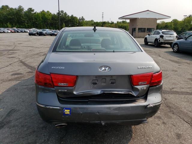 5NPEU46F99H525135 - 2009 HYUNDAI SONATA SE GRAY photo 6