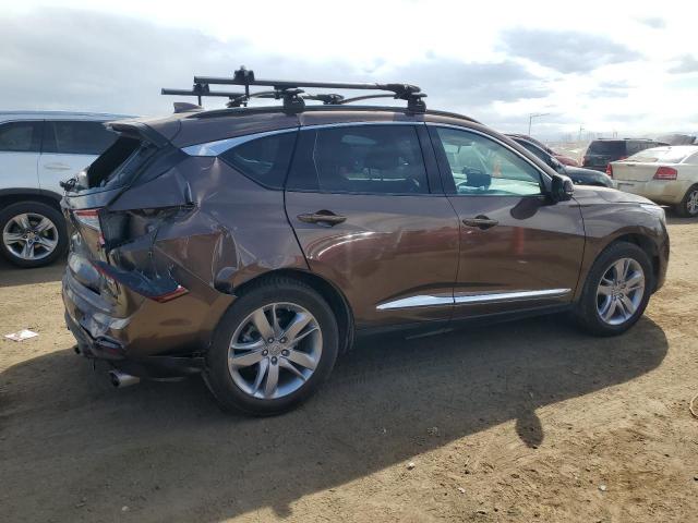 5J8TC2H70KL023590 - 2019 ACURA RDX ADVANCE BROWN photo 3