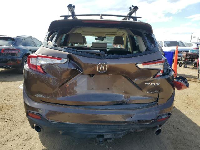 5J8TC2H70KL023590 - 2019 ACURA RDX ADVANCE BROWN photo 6