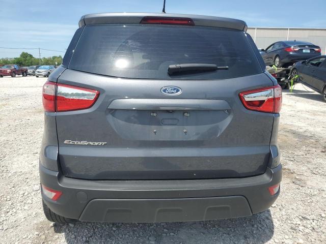 MAJ3S2FE2MC398876 - 2021 FORD ECOSPORT S GRAY photo 6