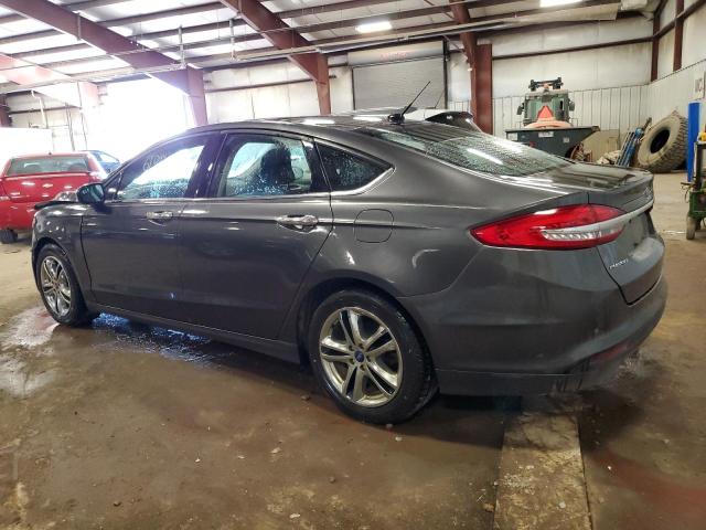 3FA6P0HDXJR245599 - 2018 FORD FUSION SE CHARCOAL photo 2