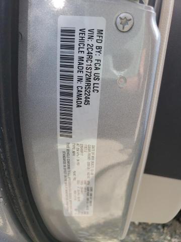 2C4RC1S72MR522445 - 2021 CHRYSLER PACIFICA HYBRID LIMITED SILVER photo 13