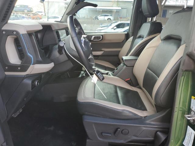 1FMEE5DP0PLA96373 - 2023 FORD BRONCO BASE GREEN photo 7