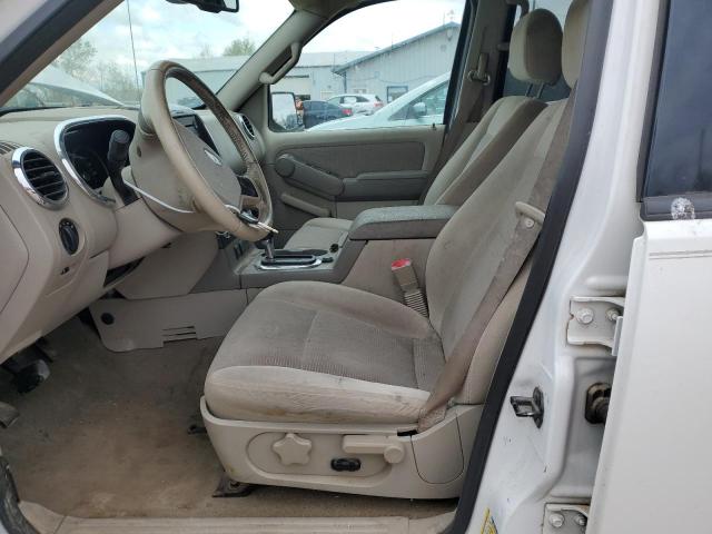 1FMEU73E96UB09242 - 2006 FORD EXPLORER XLT WHITE photo 7