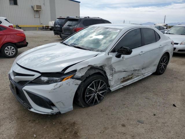 4T1G11AKXPU100123 - 2023 TOYOTA CAMRY SE NIGHT SHADE WHITE photo 1