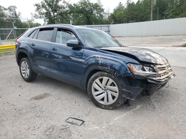 1V2WE2CA2NC218229 - 2022 VOLKSWAGEN ATLAS CROS SE Синий фото 4