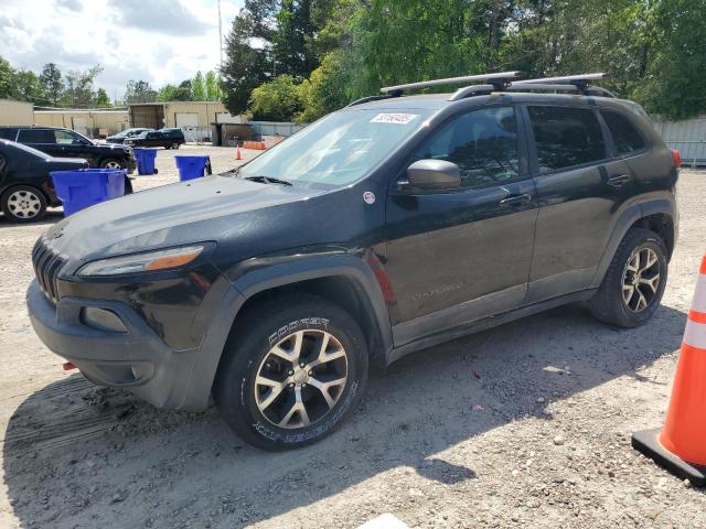 1C4PJMBS1EW242527 - 2014 JEEP CHEROKEE TRAILHAWK BLACK photo 1