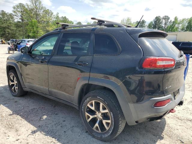 1C4PJMBS1EW242527 - 2014 JEEP CHEROKEE TRAILHAWK BLACK photo 2
