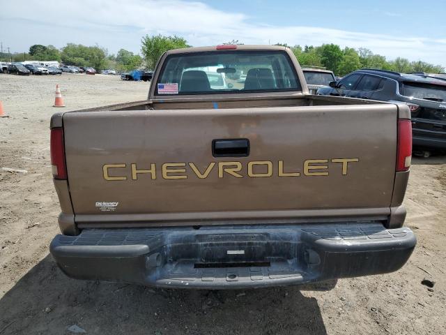 1GCDT19W628261580 - 2002 CHEVROLET S TRUCK S10 BROWN photo 6