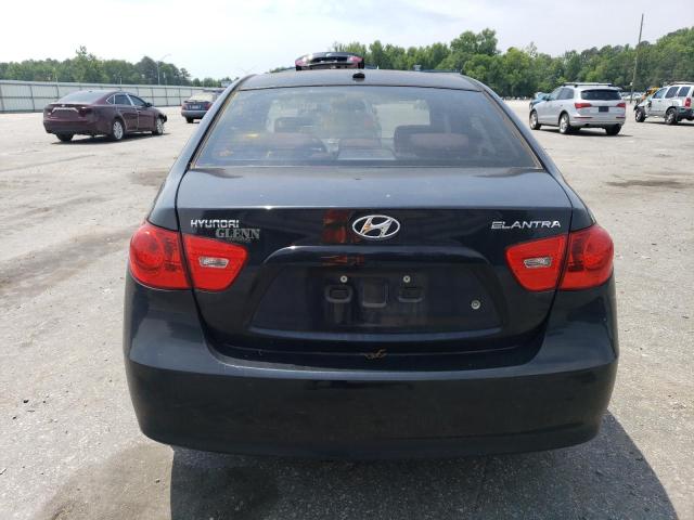 KMHDU46D08U537183 - 2008 HYUNDAI ELANTRA GLS BLACK photo 6