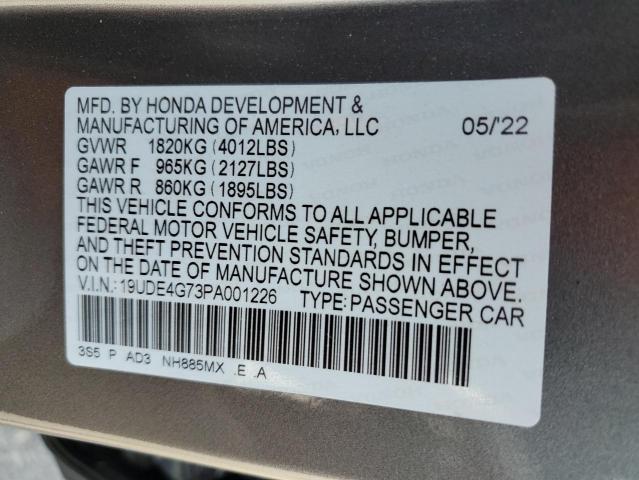 19UDE4G73PA001226 - 2023 ACURA INTEGRA A-SPEC TECH GRAY photo 13