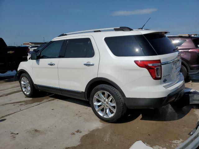 1FM5K7F86EGC46678 - 2014 FORD EXPLORER LIMITED WHITE photo 2