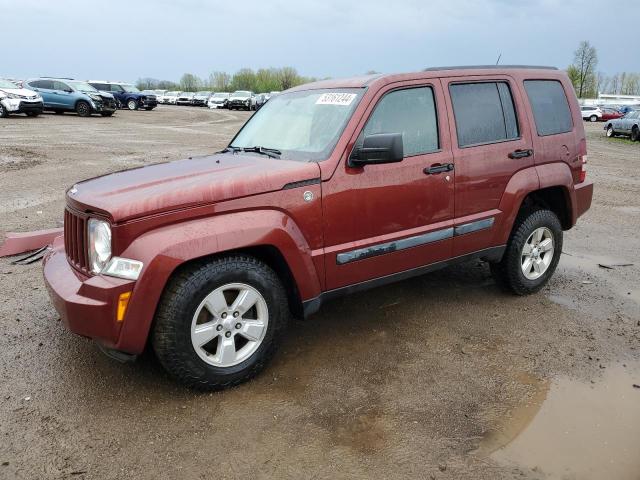 1J8GN28KX9W528276 - 2009 JEEP LIBERTY SPORT MAROON photo 1